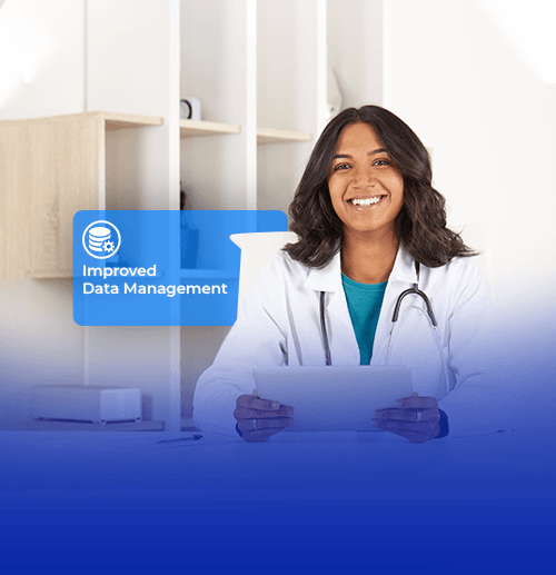 Lab person Enhanced Data and Efficiency using LIMS